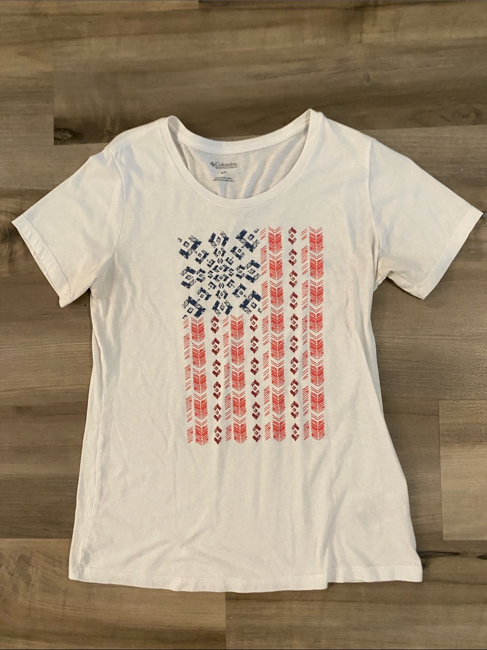 Columbia USA Flag Shirt